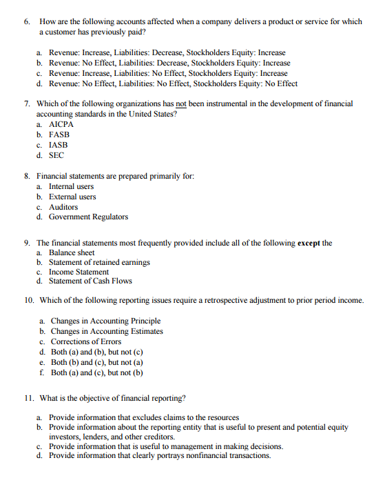 Solved How are the following accounts affected when a