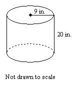 Solved find the surface area of the cylinder in terms of pi | Chegg.com