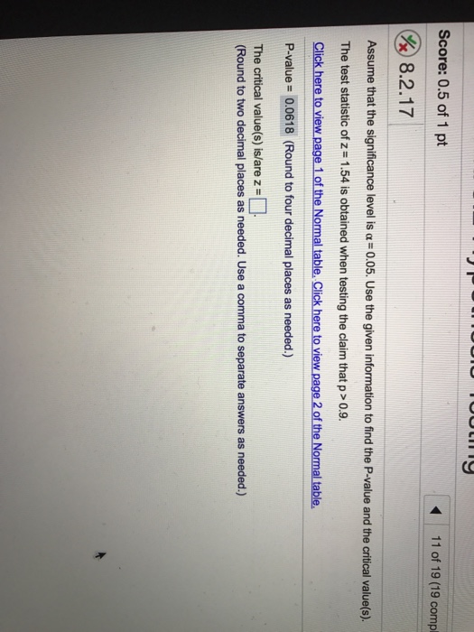 Solved Assume that the significance level is alpha = 0.05. | Chegg.com