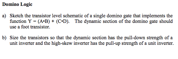 Solved Sketch the transistor level schematic of a single | Chegg.com