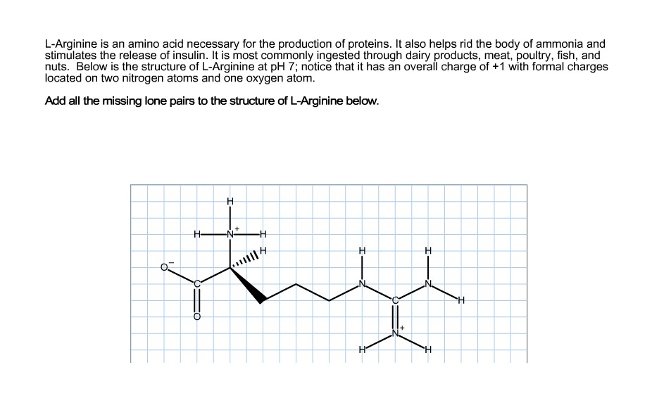 Solved LArginine is an amino acid necessary for the
