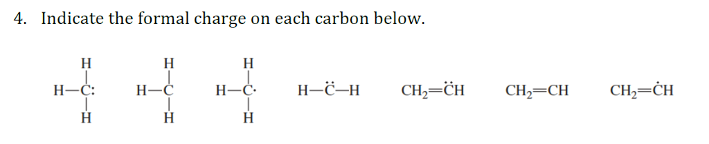 formal charge of carbon formal charge of carbon