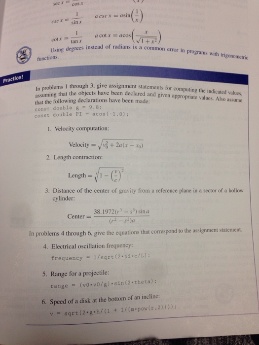 C++ problems | Chegg.com