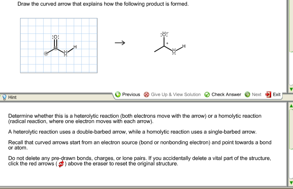 Solved Draw the curved arrow that explains how the following | Chegg.com