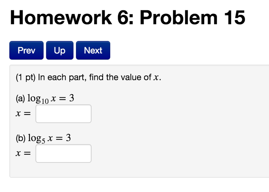 solved-in-each-part-find-the-value-of-x-log-10-x-3-chegg