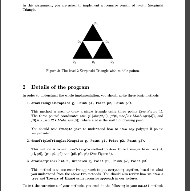 Solved Program 4: Recursive Graphics Due April 29, 2018 | Chegg.com