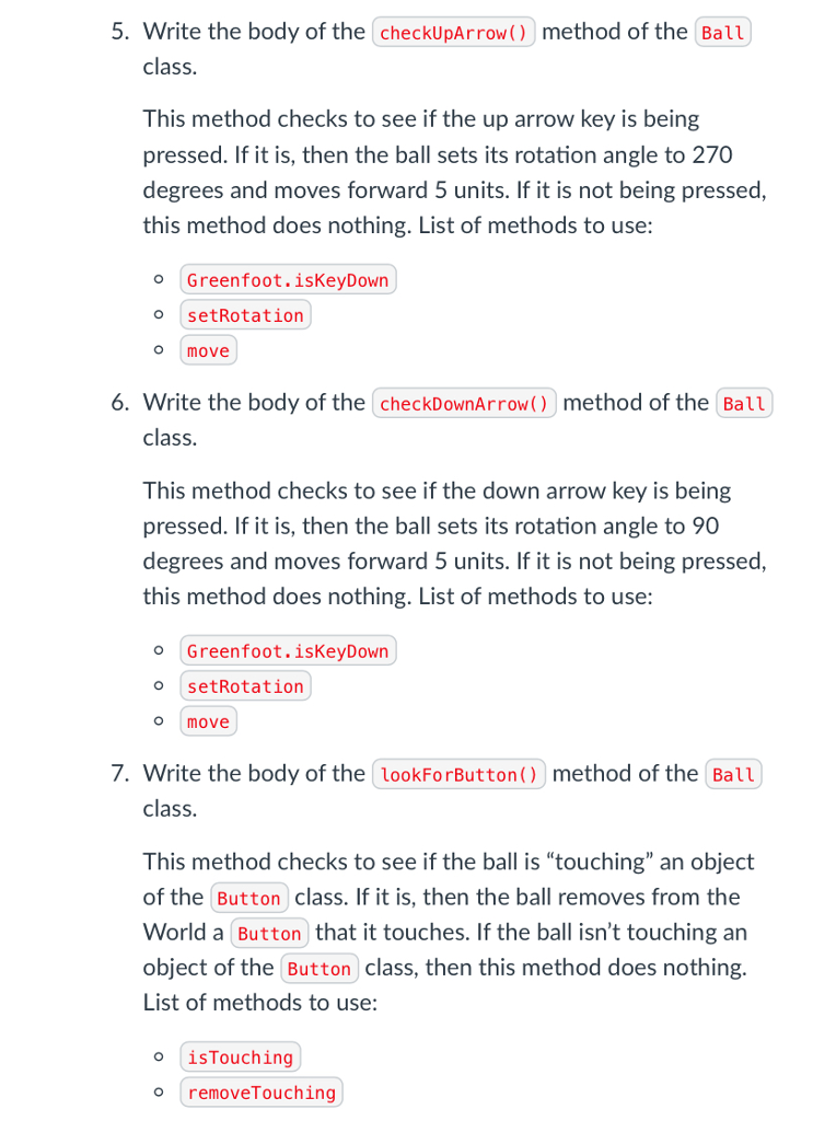 greenfoot code examples