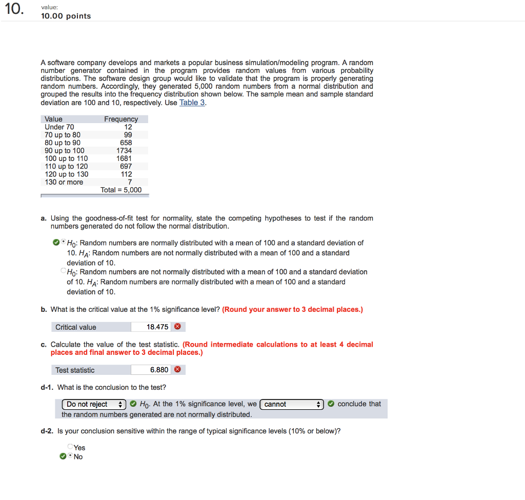 Solved 10 Value 10 00 Points A Software Company Develops And Chegg