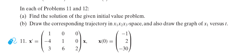 Solved In each of Problems 11 and 12: (a) Find the solution | Chegg.com