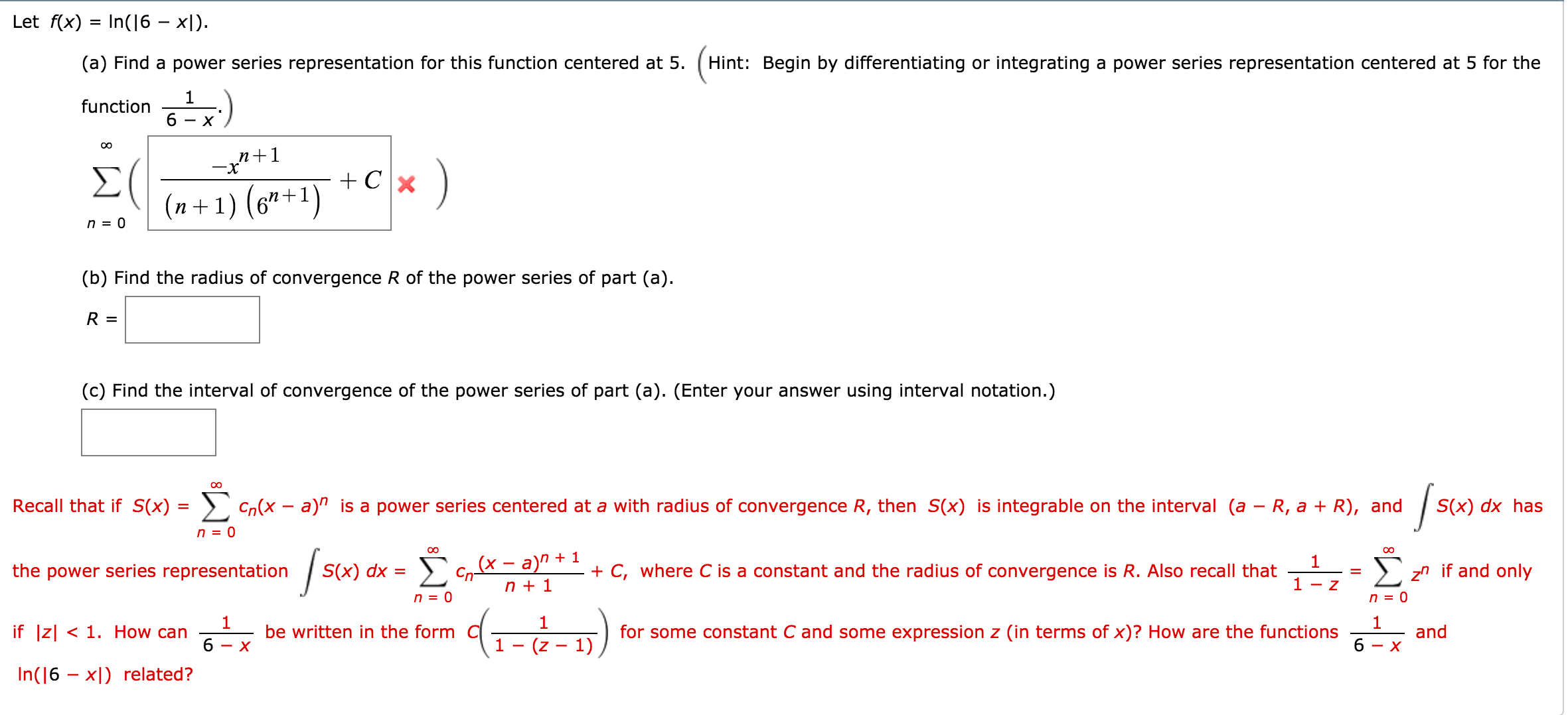 Solved find a power series representation for this function | Chegg.com