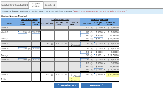 perpetual inventory system