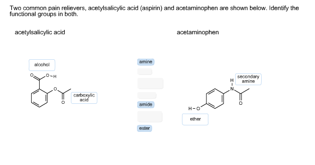 solved-two-common-pain-relievers-acetylsalicylic-acid-chegg