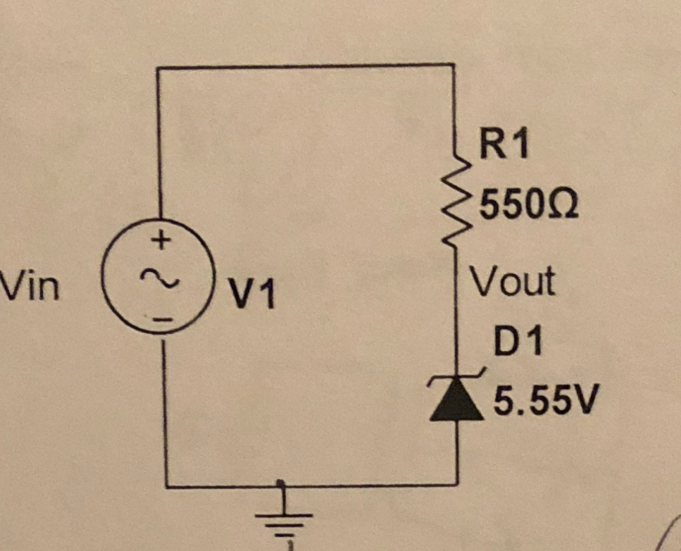 Solved 3) A Zener regulator is shown below. The Zener diode | Chegg.com