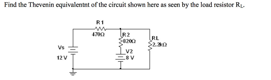 Solved Find the Thevenin equivalentnt of the circuit shown | Chegg.com