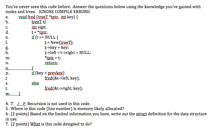 Solved CS2050 -C Programming Quiz 10 DO NOT PUT YOUR ANSWERS | Chegg.com