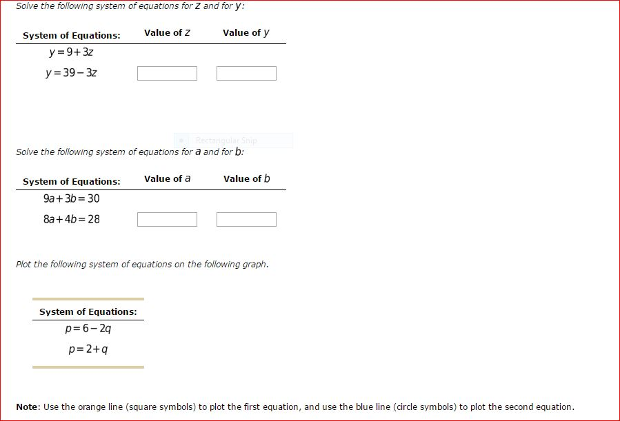 Solved Solve the following system of equations for Z and for | Chegg.com
