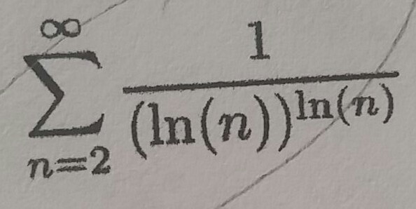 Sigma sin(1/n)/root(n) Sigma1/(ln(n))ln(n) Sigma (n | Chegg.com