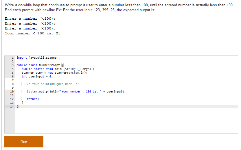 Solved For Java Programming, please fill in the part of the | Chegg.com