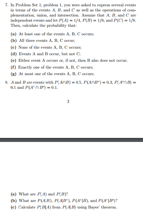 Solved In Problem Set 1, problem 1, you were asked to | Chegg.com