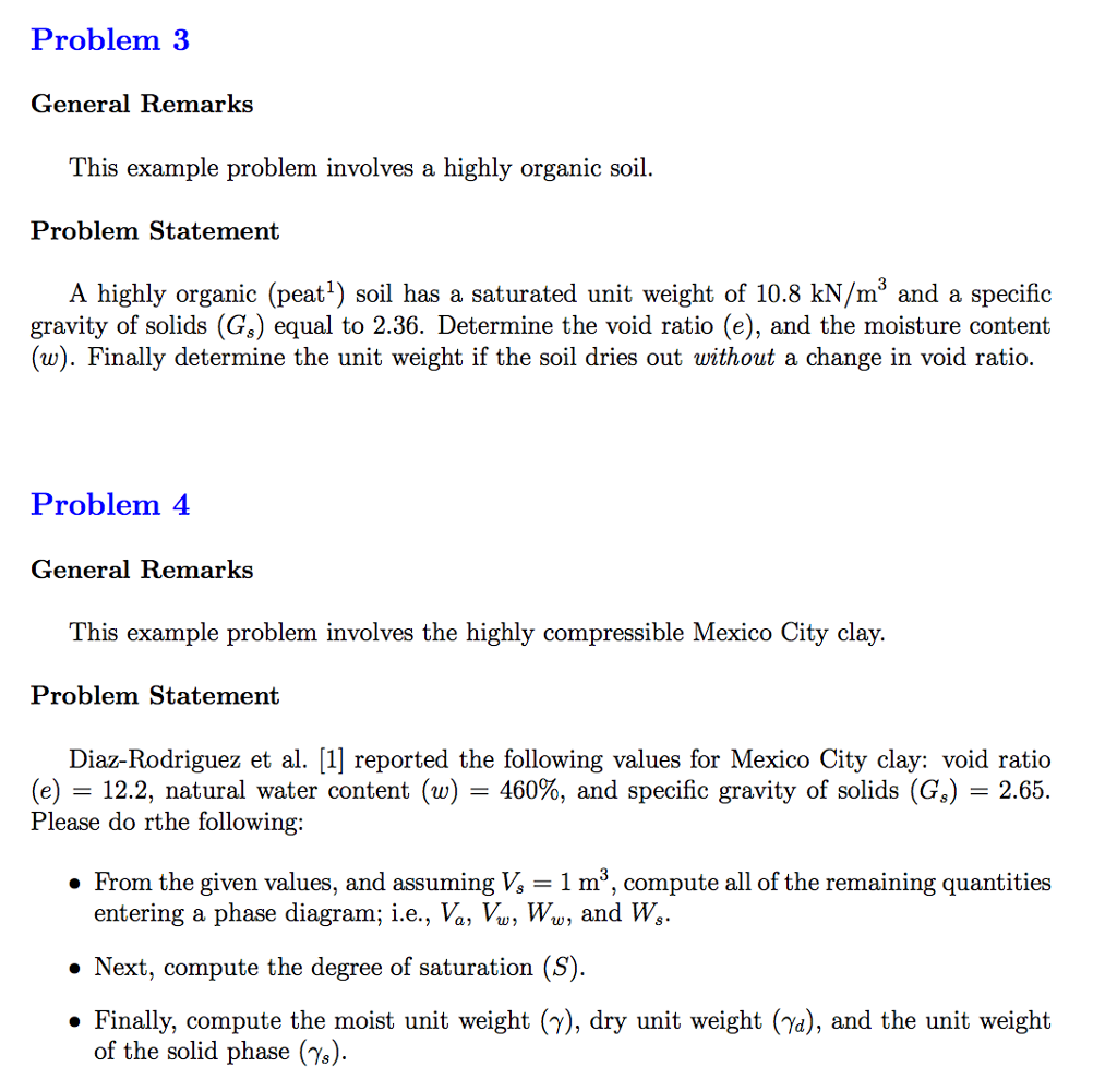 General Problem Example