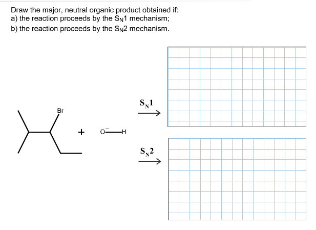 Solved Draw The Major Neutral Organic Product Obtained If