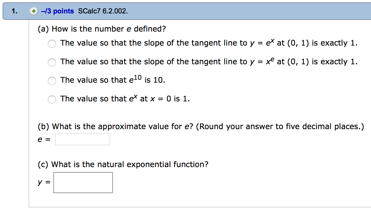 solved-a-how-is-the-number-e-defined-the-value-so-that-chegg