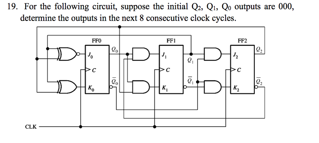 Solved 19. For the following circuit, suppose the initial | Chegg.com