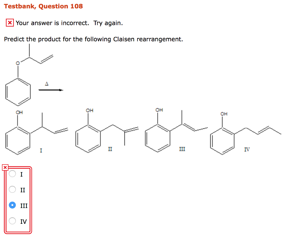 Identify The Expected Product Of The Following Claisen Rearrangement.