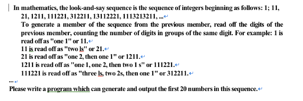 solved-in-mathematics-the-look-and-say-sequence-is-the-chegg