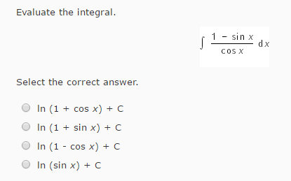 integral of 1 sin x by cos square x