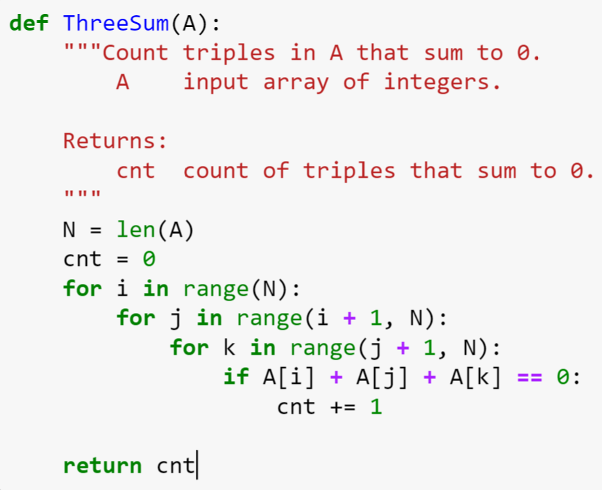 Solved What is the order of growth of the running time of | Chegg.com