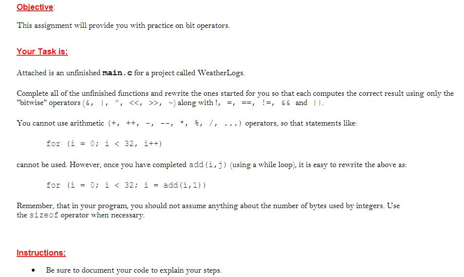 Solved Objective This assignment will provide you with | Chegg.com