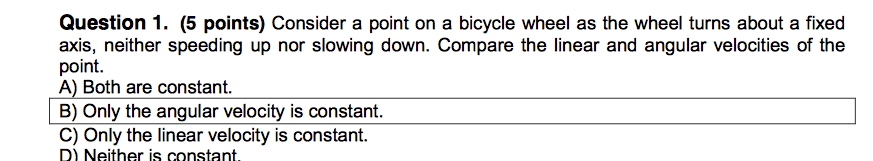 Solved Explain why the answer is B and not C or A | Chegg.com