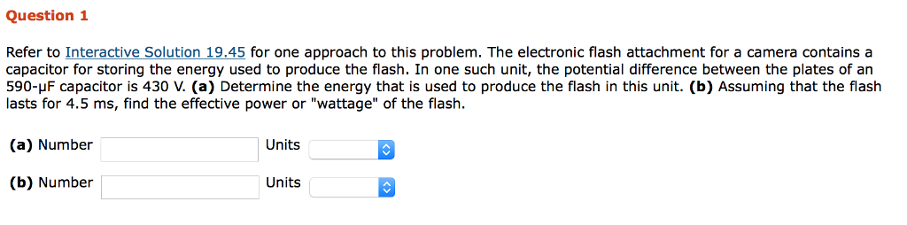 Solved Refer to Interactive Solution 19.45 for one approach | Chegg.com