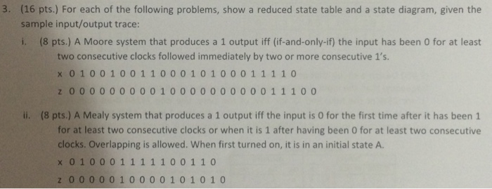 Solved For each of the following problems, show a reduced | Chegg.com