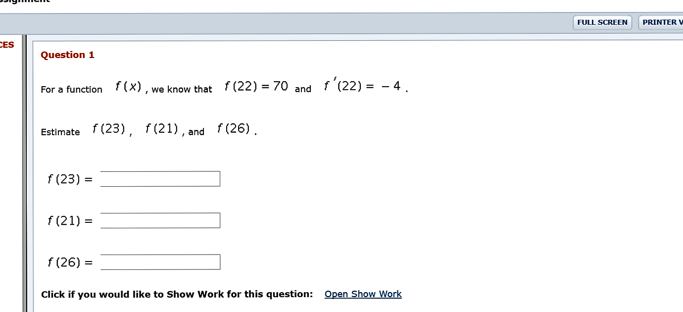 Solved For a function f(x), we know that f(22) = 70 and | Chegg.com