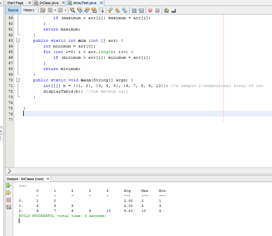 Solved for my java hw, I made a source code using Array. | Chegg.com