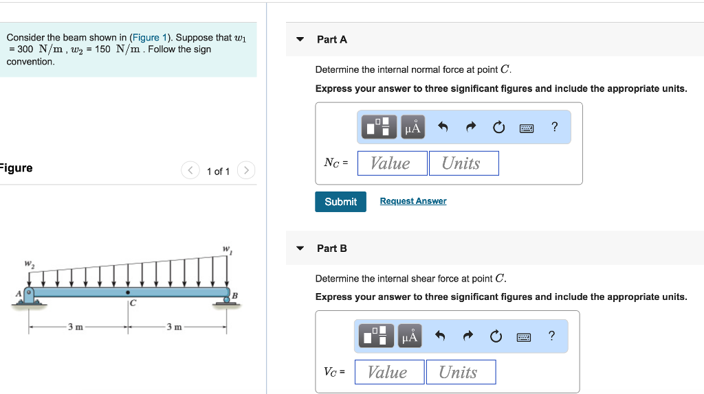 Solved Consider the beam shown in (Figure 1). Suppose that | Chegg.com