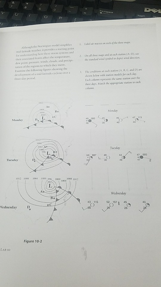 Label Air Masses On Each Of The Three Maps
