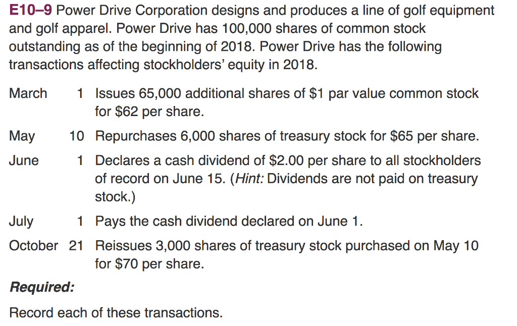 Solved E109 Power Drive Corporation designs and produces a