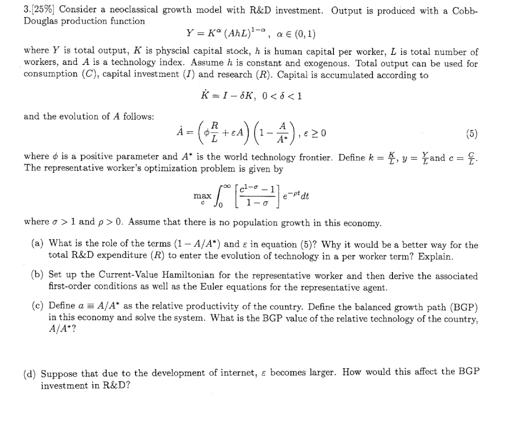 solved-consider-a-neoclassical-growth-model-with-r-d-chegg