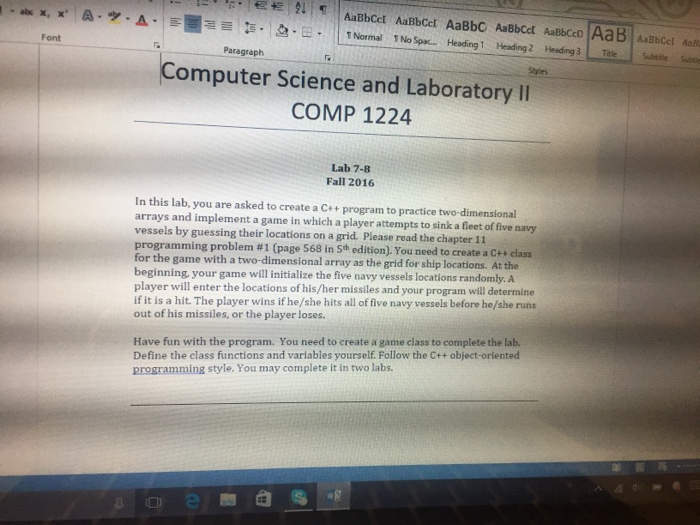 Solved In this lab, you are asked to create a C++ program to | Chegg.com
