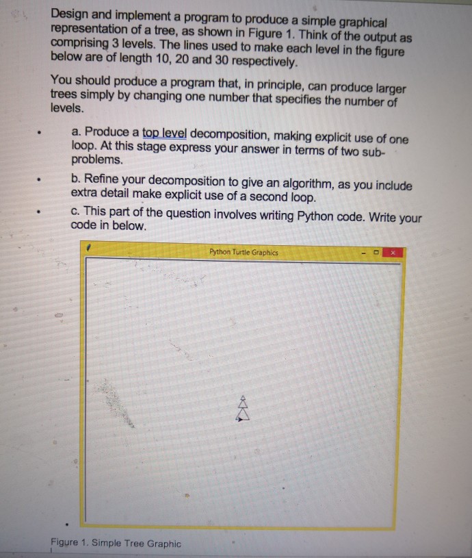 Solved Design and implement a program to produce a simple | Chegg.com