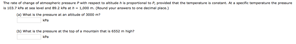 solved-the-rate-of-change-of-atmospheric-pressure-p-with-chegg