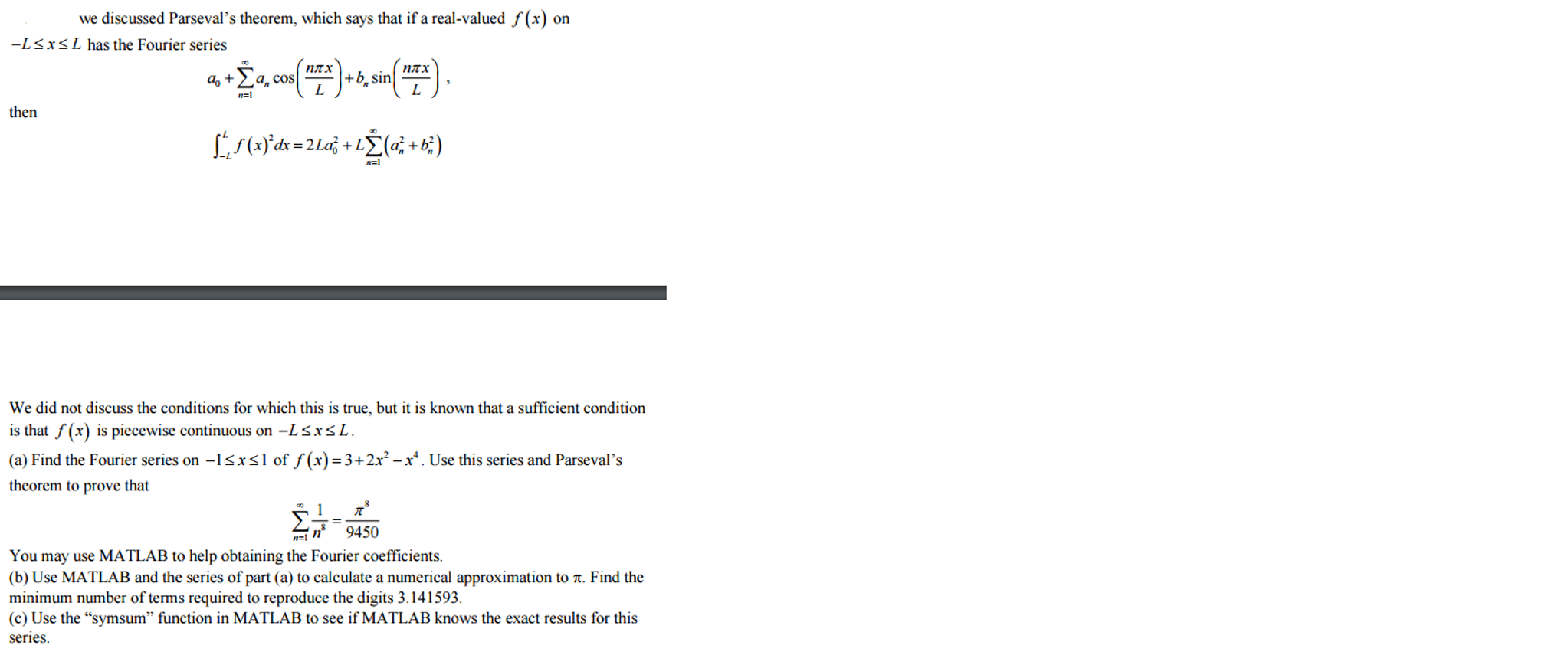 symsum fourier series