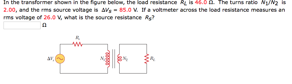 Solved In the transformer shown in the figure below, the | Chegg.com