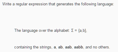 Solved Write a regular expression that generates the | Chegg.com