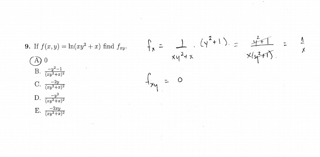 solved-9-if-f-x-y-in-xy-x-find-fayix-2-a-0-b-d-chegg