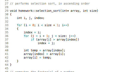 Solved Is this selection sort in ascending order? I am a | Chegg.com