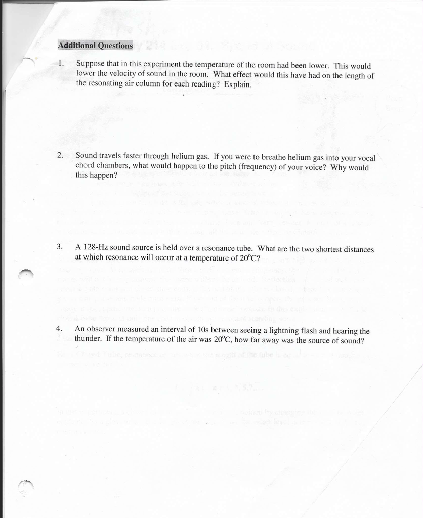 Solved Suppose that in this experiment the temperature of | Chegg.com